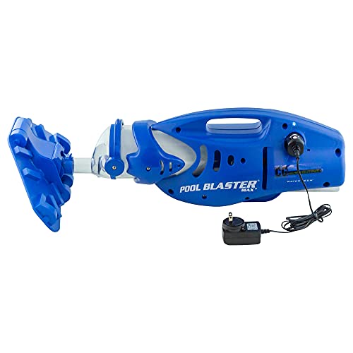 POOL BLASTER Max Cordless Pool Vacuum for Deep Cleaning & Strong Suction, Handheld Rechargeable Swimming Pool Cleaner for Inground and Above Ground Pools, Hoseless Pool Vac by Water Tech