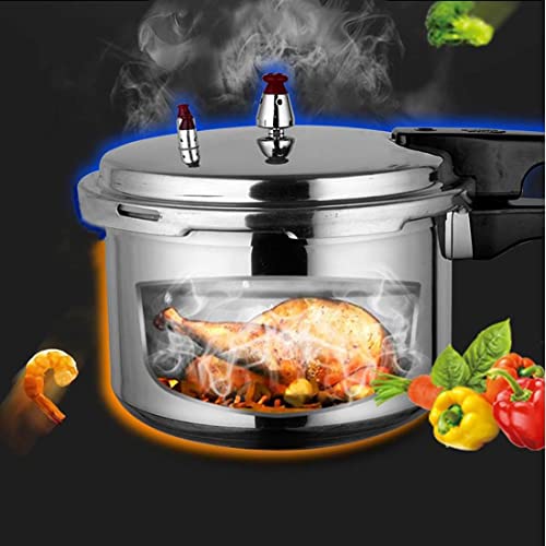 MidiLi Kitchen Pressure Cooker for Electric Stove Gas Stove Cooking Utensils Aluminum Pressure Cooker for Canning with/Easy Lock Lid for Steaming Canning and Stewing