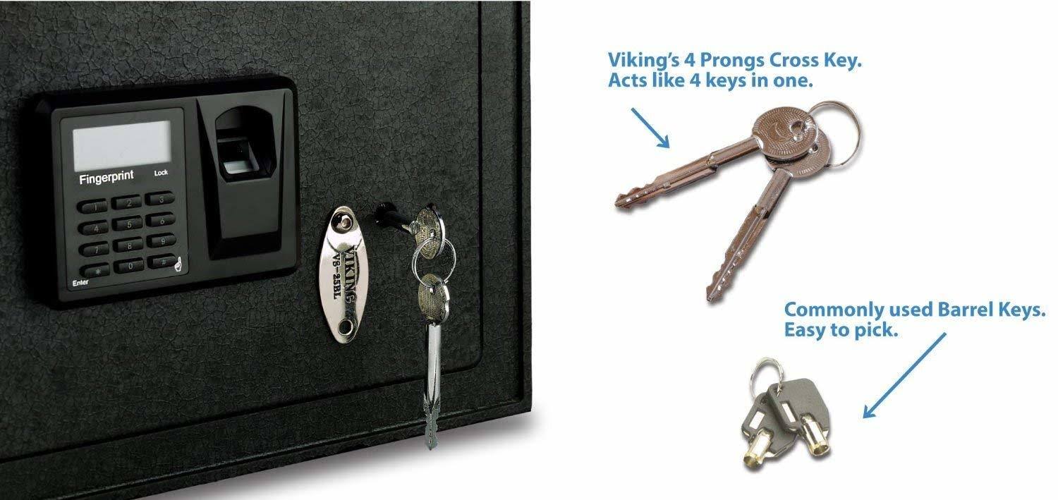 Viking Security Safe VS-50BLX Large Biometric Safe Fingerprint Safe