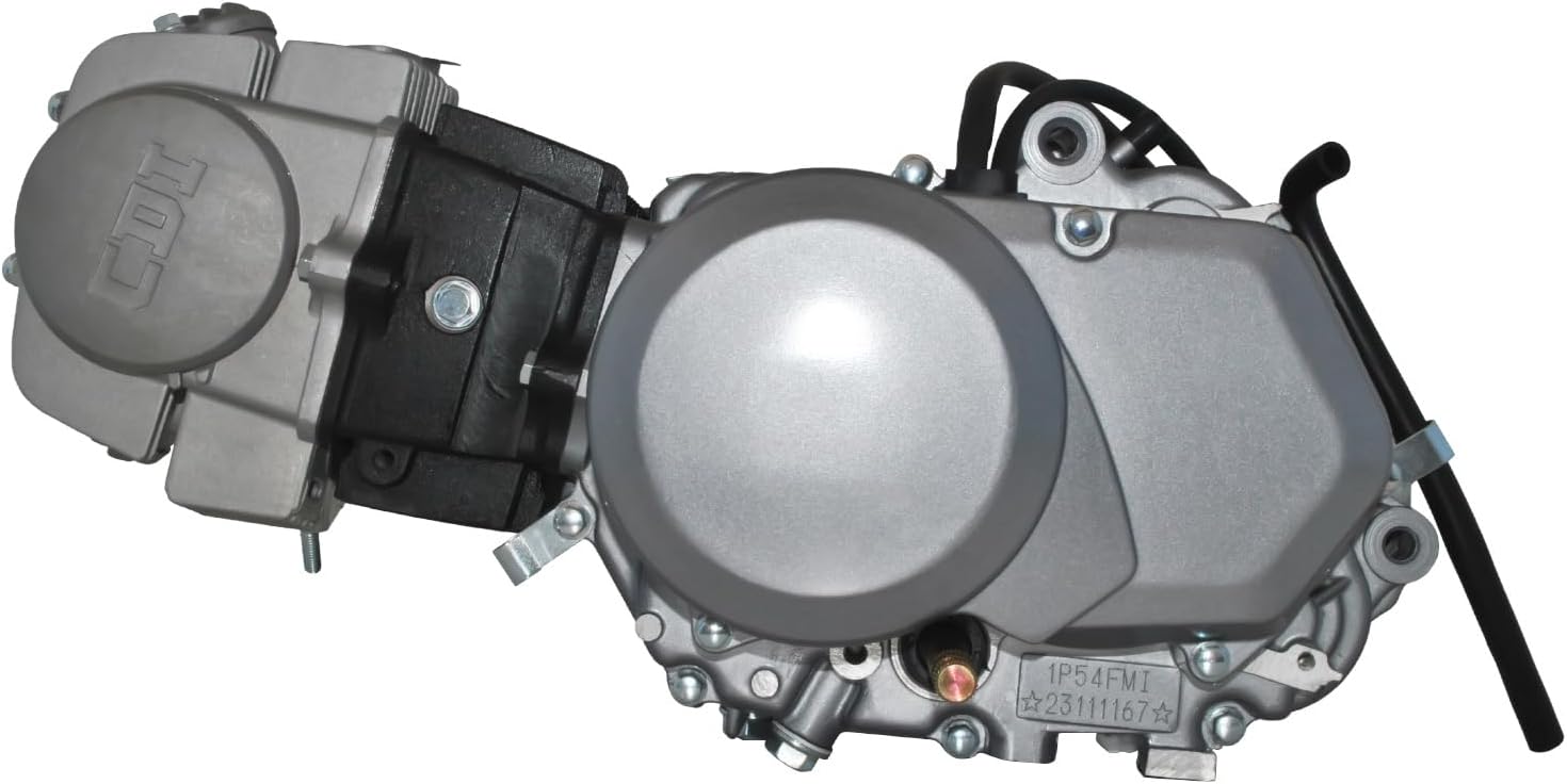 125CC 4 Stroke Engine Motor Kit,Single Cylinder with Air-Cooled Motor Engine Pit Dirt Bike ATV Quad Kit Manual Clutch Complete Kit for Honda XR50 XR70 CRF50 CRF70 Motorcycle Spark Plug A7TC