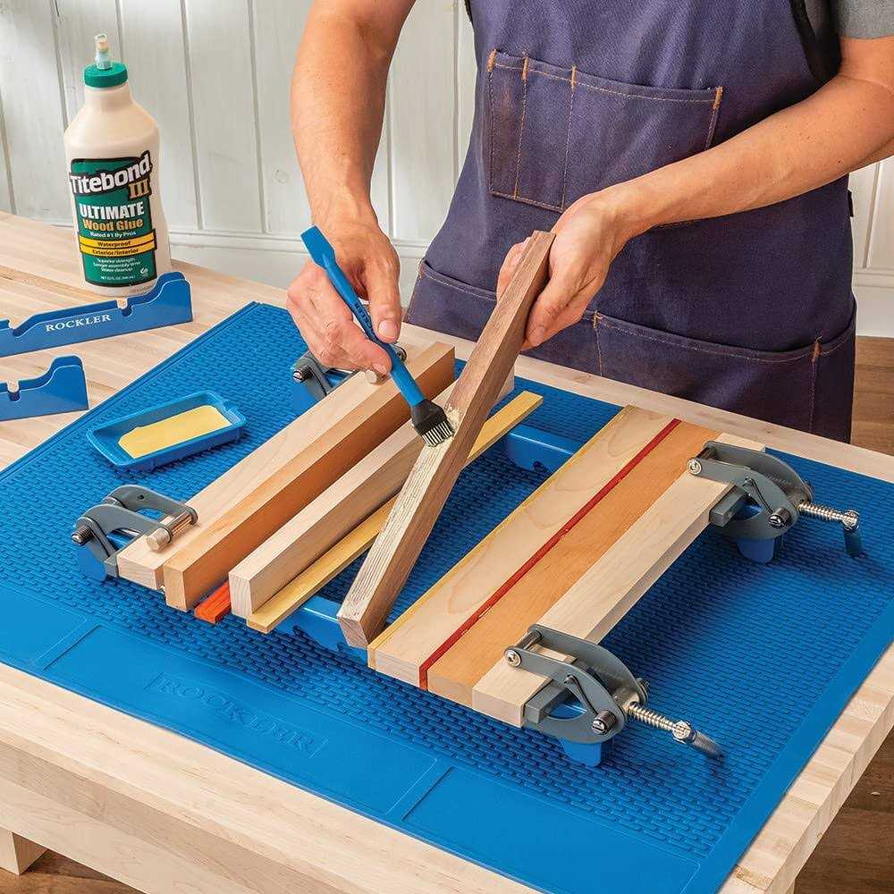 ROCKLER Mini Deluxe Panel Clamps Powerful Four-Way Pressure Cabinet Clamps