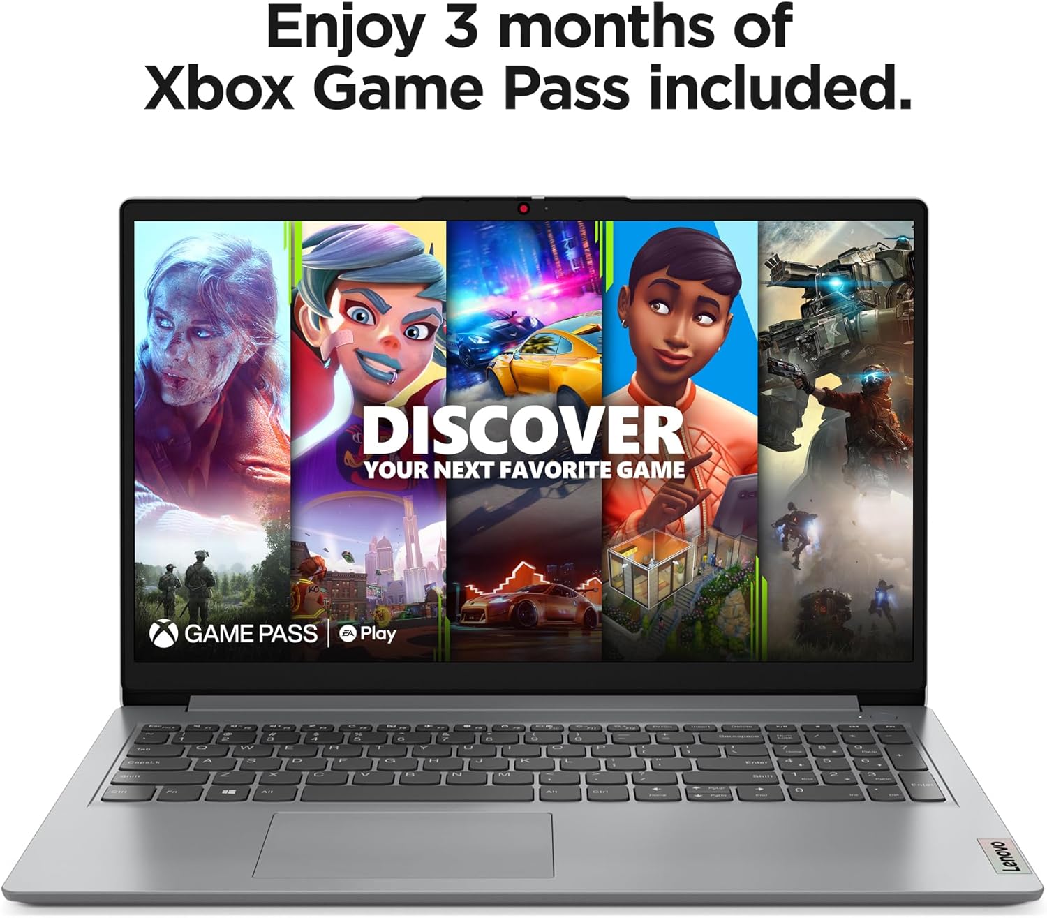 Lenovo IdeaPad 1i - (2023) - Everyday Laptop Computer - Windows 11-15.6" FHD - 4GB Memory - 128GB Storage - Intel Celeron N4500 - Cloud Grey