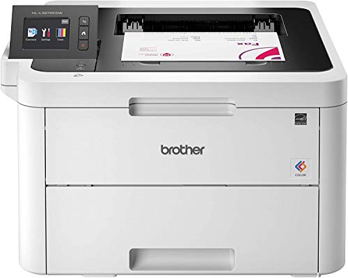 Brother HL-L3230CDW Compact Digital Color Printer Providing Laser Printer Quality Results with Wireless Printing and Duplex Printing, Amazon Dash Replenishment Ready, White