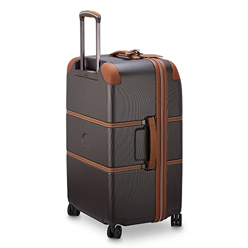 DELSEY PARIS Chatelet Air 2.0 Hardside Luggage with Spinner Wheels, Angora, Checked-Large 28 Inch