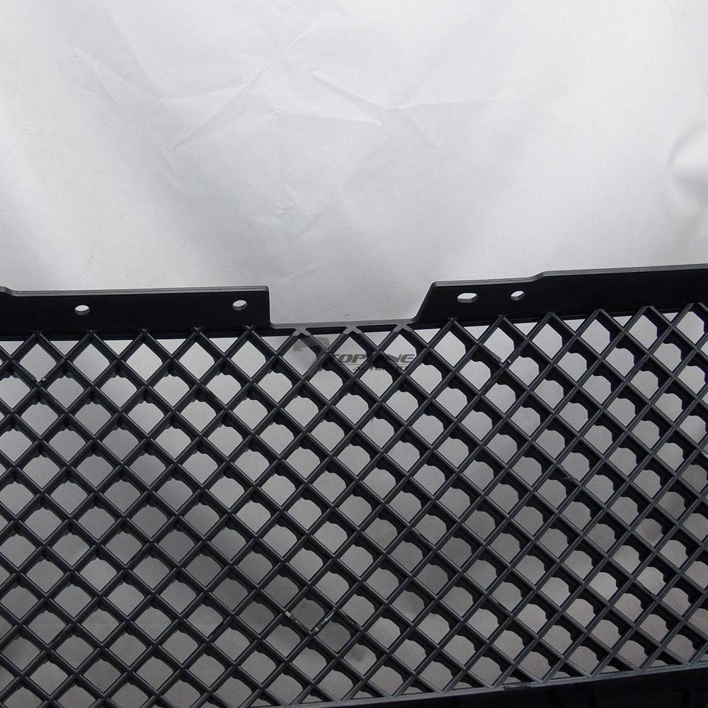 TLAPS 7422444299292 For 2007-2012 GMC Acadia Glossy Black Mesh Front Grille