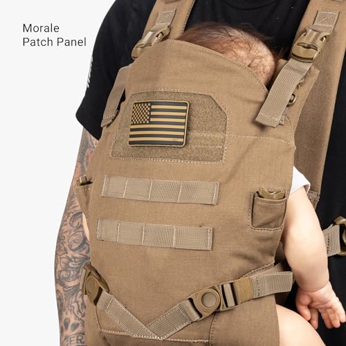 TBG - Mens Tactical Baby Carrier for Infants and Toddlers 8-33 lbs - Compact