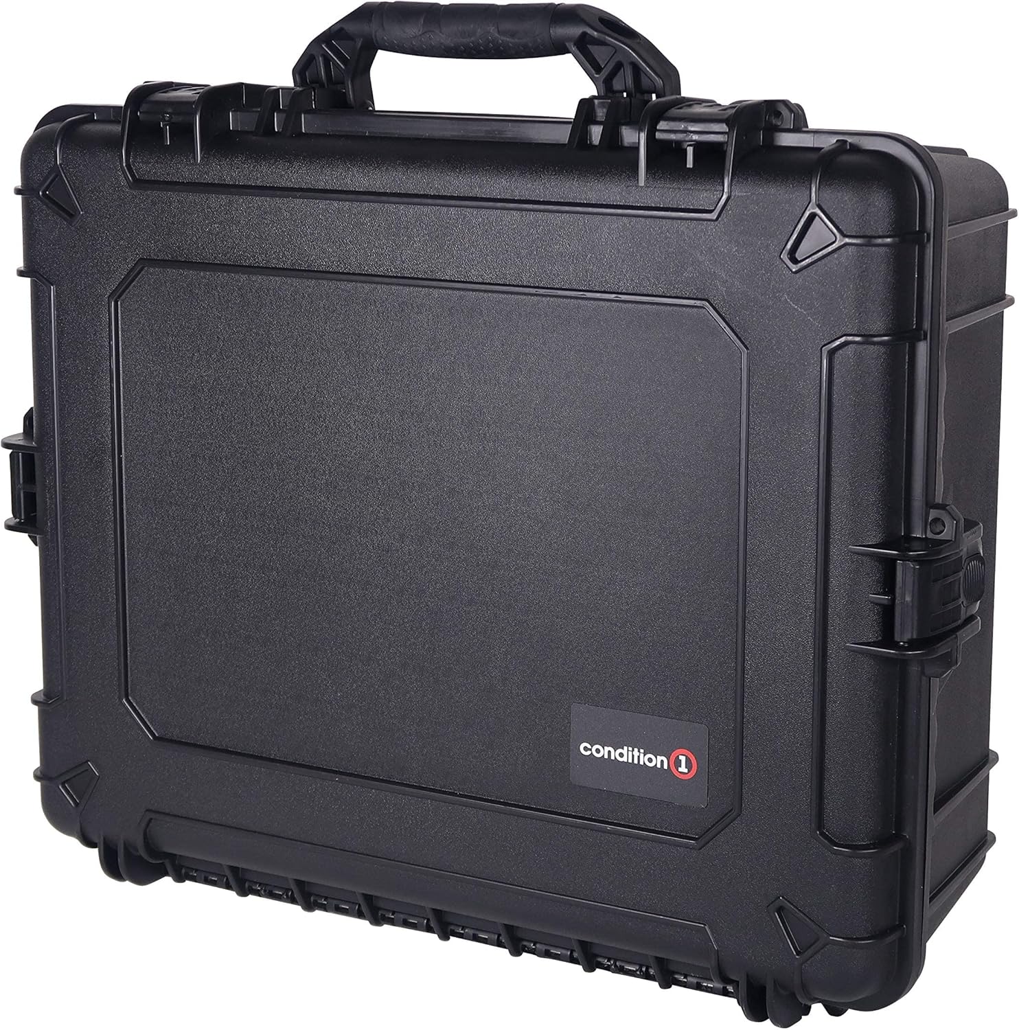 Condition 1 25 XL Waterproof Protective Hard Case with Foam, Black - 25 x 20 x 8 #839 IP67 Watertight Dust Proof and Shock Proof TSA Approved Portable Trunk Carrier
