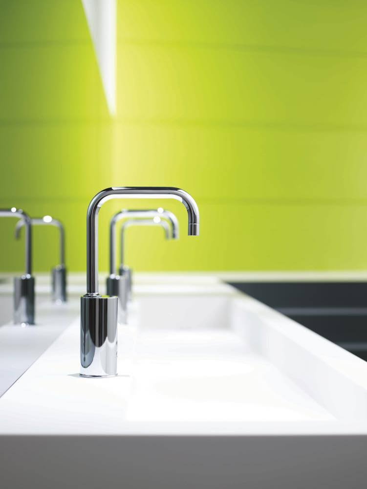 KOHLER K-13473-CP Gooseneck Touchless Deck-Mount Faucet, Polished Chrome