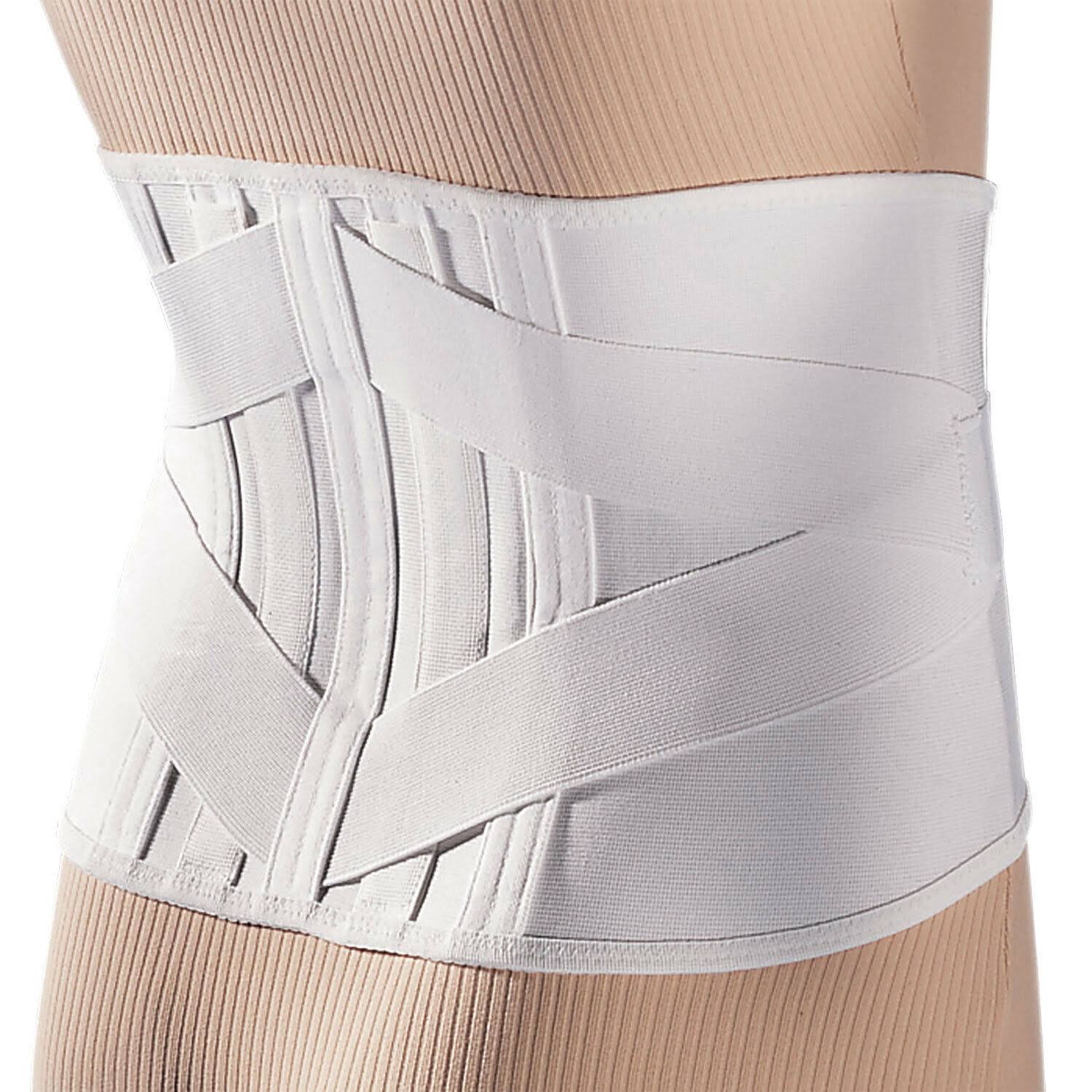 Elastic Cinch-pull Lumbosacral Wraparound w/Steel Stays Back Support Brace 976 980