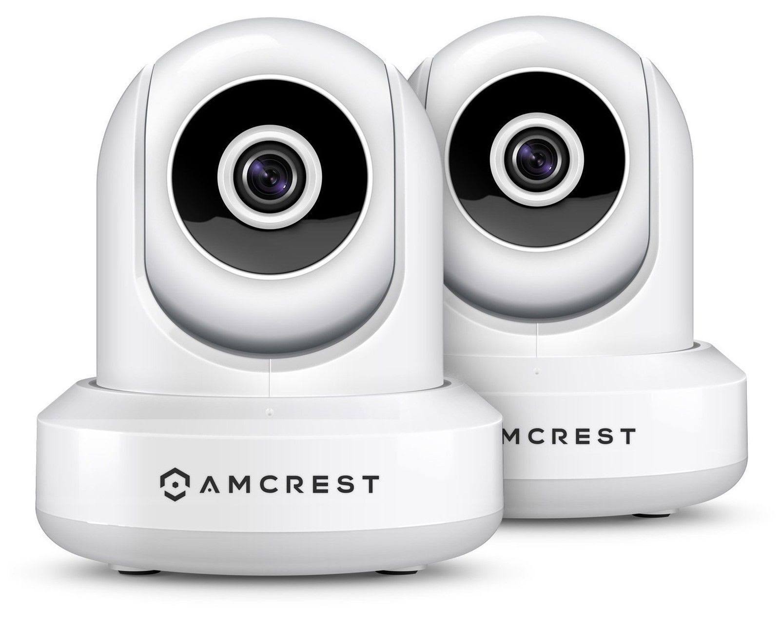 2-Pack Amcrest ProHD 1080p WiFi/Wireless IP Security Camera Ip2m-841 Pan/Tilt, 2