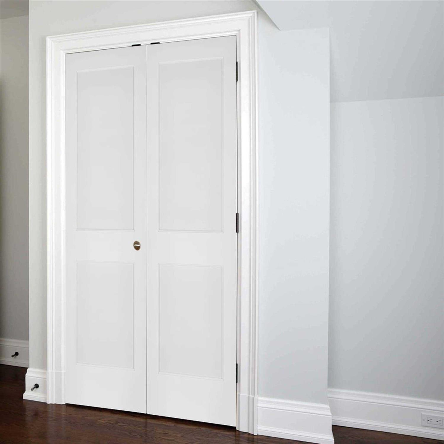 Primed 2 Panel Shaker Bi-Fold Door Trimlite 2068pri8402BF
