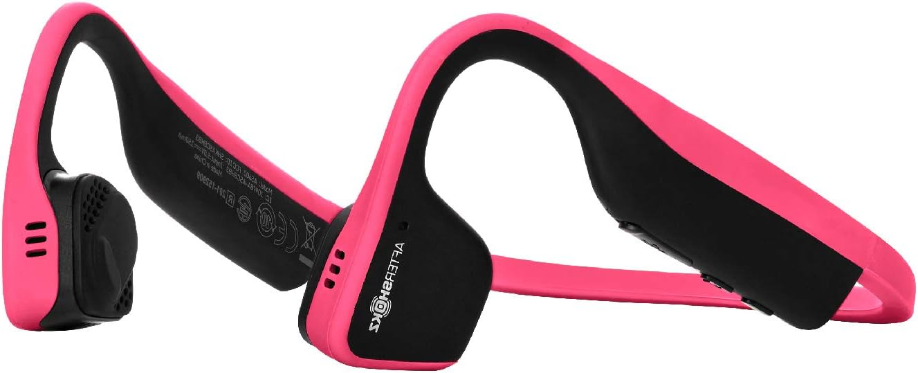 AfterShokz Titanium Bone Conduction Wireless Bluetooth Headphones, Canyon Red