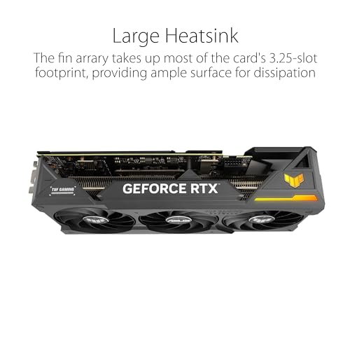 ASUS TUF Gaming GeForce RTX ™ 5070 Ti 16GB GDDR7 OC Edition Gaming Graphics Card (PCIe® 5.0, HDMI®/DP 2.1, 3.125-slot, Military-Grade Components, Protective PCB Coating, axial-tech Fans)