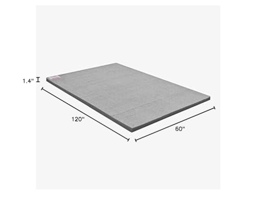 IncStores Cheer Mat | Rollout Gymnastics Mat with a Grippy Gym Carpet Top | Portable Cheerleading Gym Mats for Home Workout and Practice