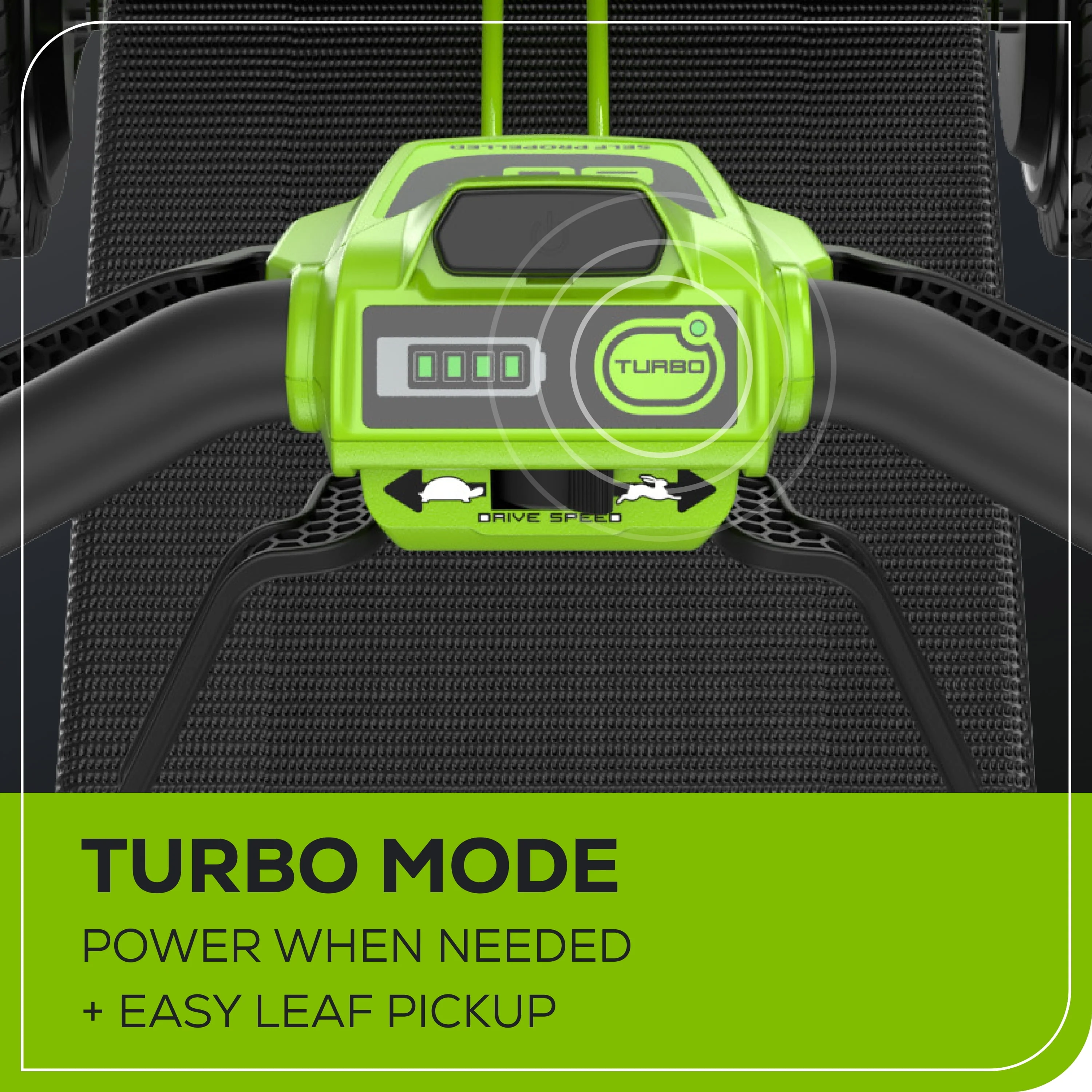 Greenworks 60V 21 Self Propelled Lawn Mower with 8.0 Ah Battery & Rapid Charger 2546402