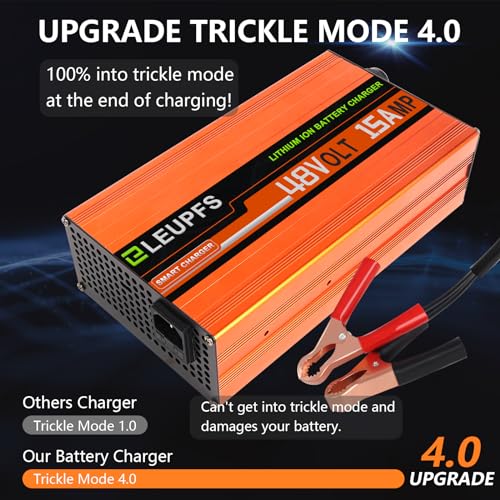 18 Amp 36 Volt Lithium Battery Charger for Golf Cart,with Trickle Charge,Suitable for LiFePO4 Batteries,5-7H Full Charge,36V Lithium Charger,36V Lithium Battery Charger for EZGO,Club Car,Yamaha