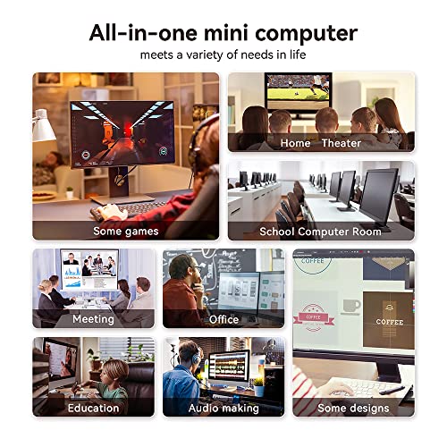 Beelink Mini PC SER5 MAX with AMD Ryzen 7 5800H, 16GB DDR4, 1TB NVMe M.2 SSD, Triple Display Output,WiFi6,RJ45,BT5.2, W-11 Gaming Office Mini Computer