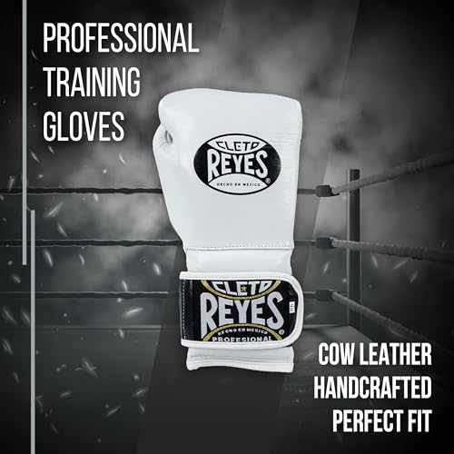 CLETO REYES Training Boxing Gloves with Hook and Loop Closure for Sparring and Heavy Punching Bags, Men and Women, MMA, Kickboxing, Muay Thai
