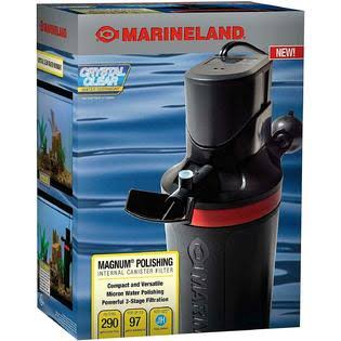 Marineland Magnum Polishing Internal Canister Filter Quick Startup Refillable