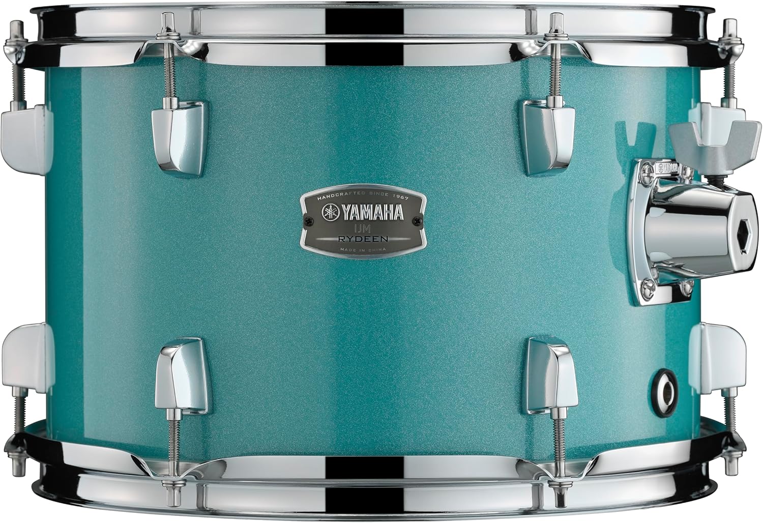 Yamaha Rydeen 5-Piece Drum Set With 22" Bass Drum, Floor Tom, 2 Toms With Ball Clamp And Wood Snare Drum, Turquoise Glitter