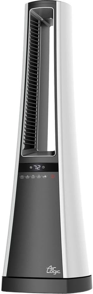 Lasko Bladeless W/Remote Space Heaters, 27", Silver AW300