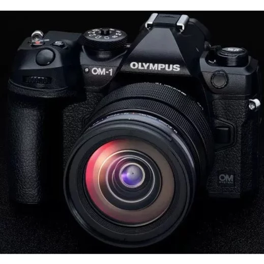 Olympus OM SYSTEM OM-1 20.4 Megapixel Mirrorless Camera with Lens, 0.47", 1.57", Black
