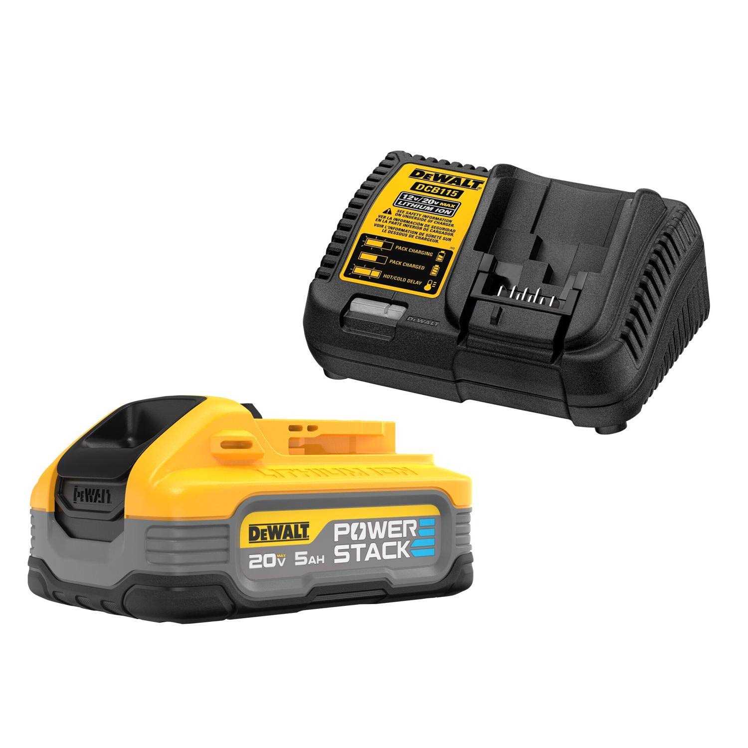 DEWALT DCBP520C 20V MAX Powerstack 5 Ah Battery Starter Kit - Shop Hardware Tools Online Store