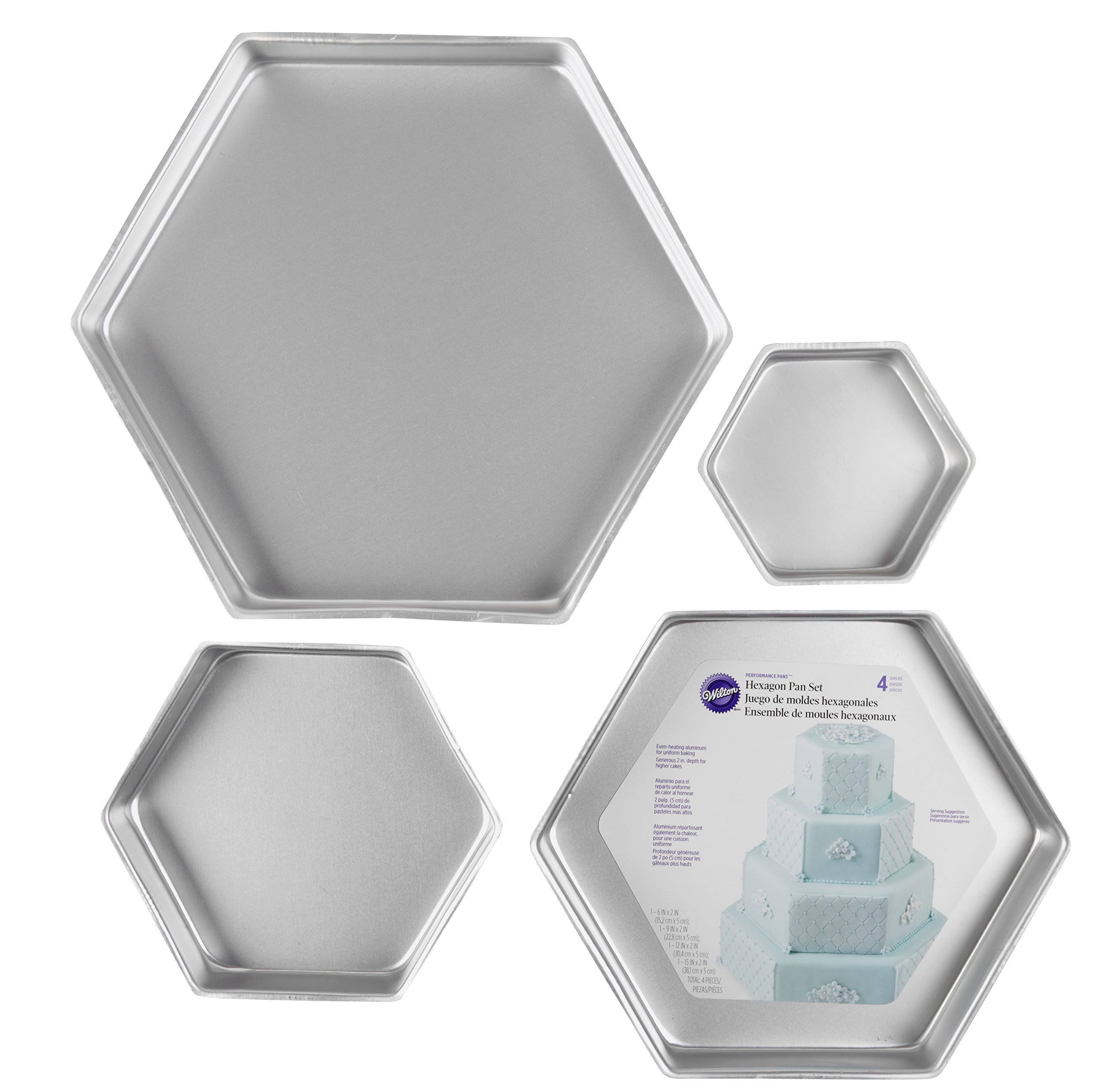 Wilton Performance Pans Hexagon Cake Pan Set