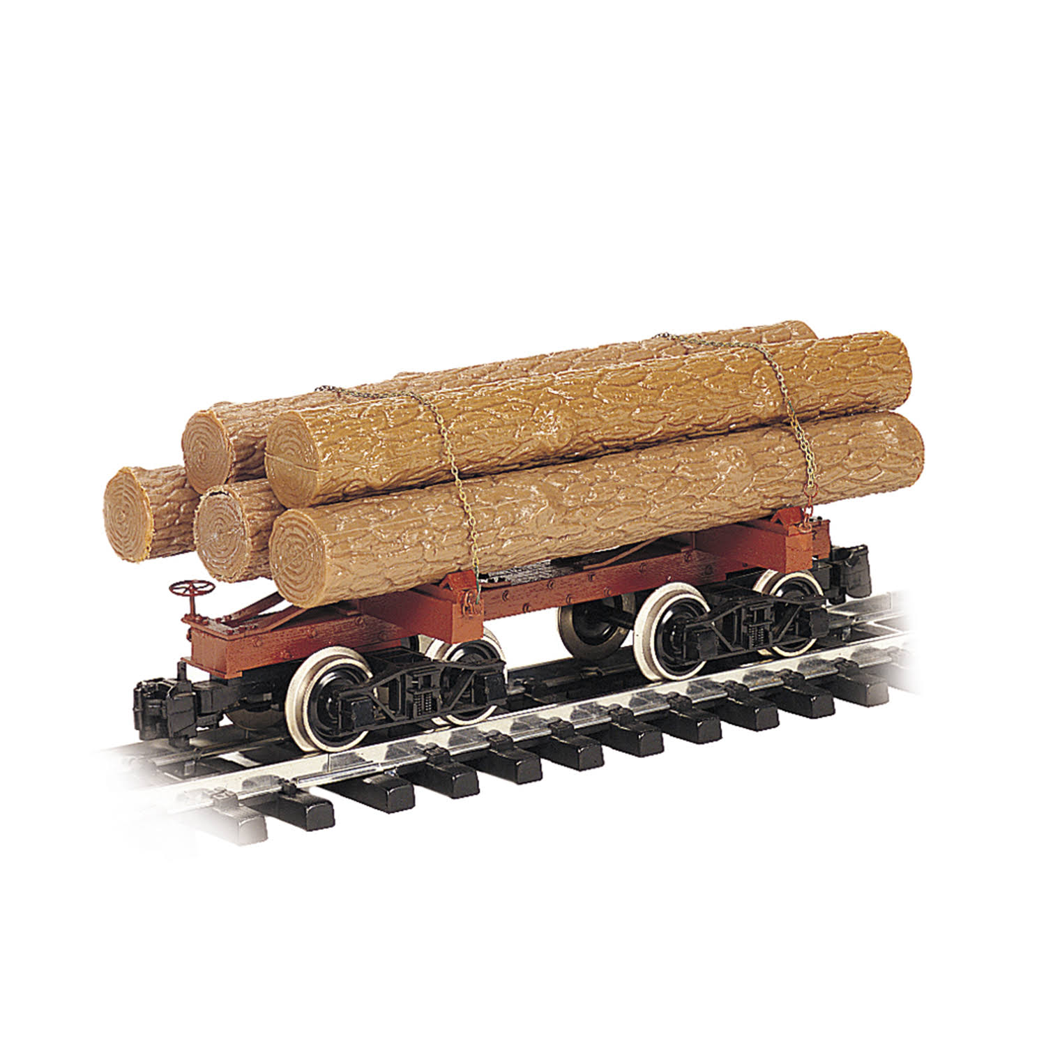 Bachmann 98490 Skeleton Log Car w/Logs G