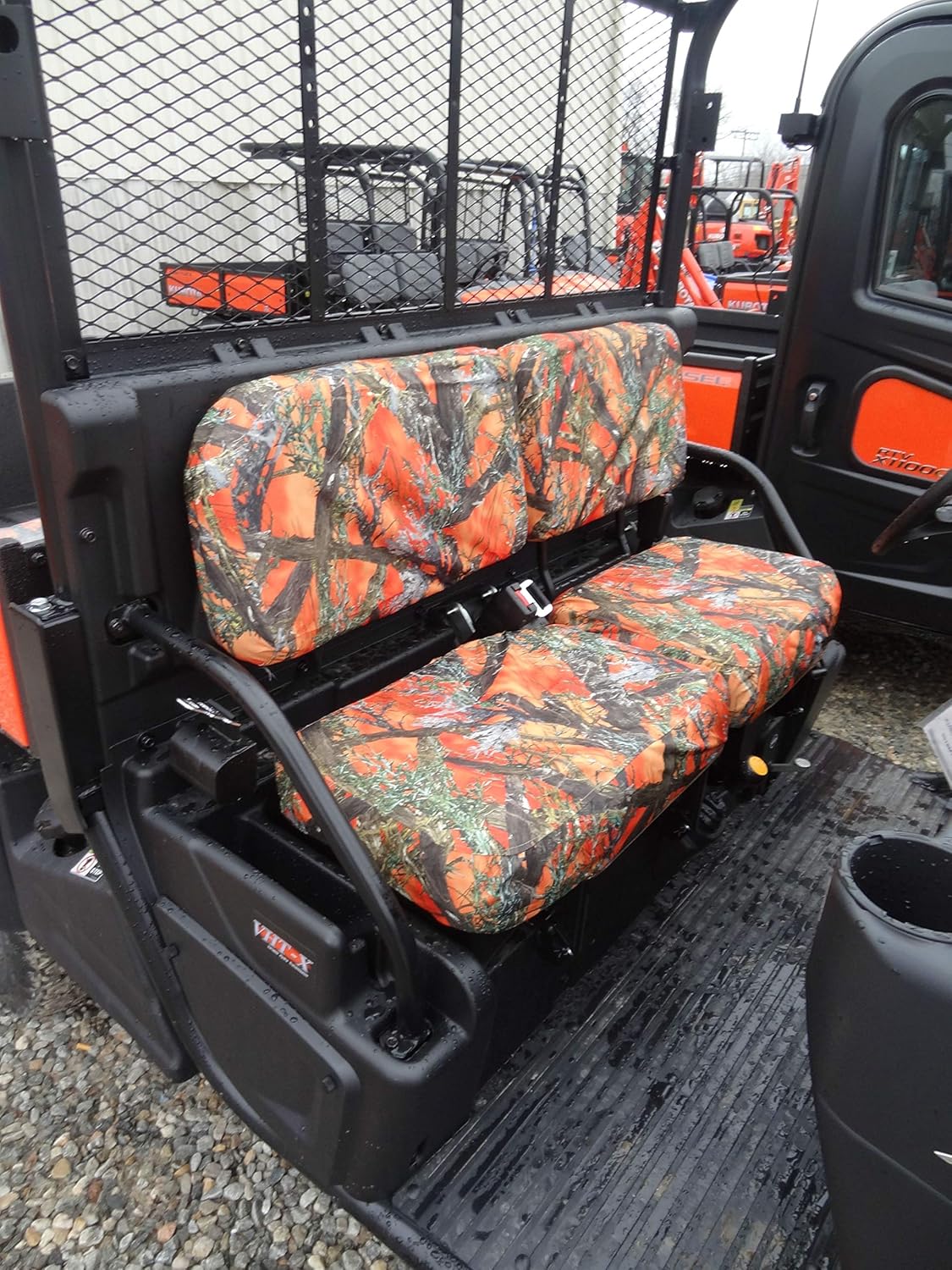 Durafit Seat Covers, for Kubota RTV X900, RTV X1100, RTV X1120D and 1140, Sidekick RTV XG850 New Models Seat Covers KU19 (X7 Gray Twill) Pack of 2