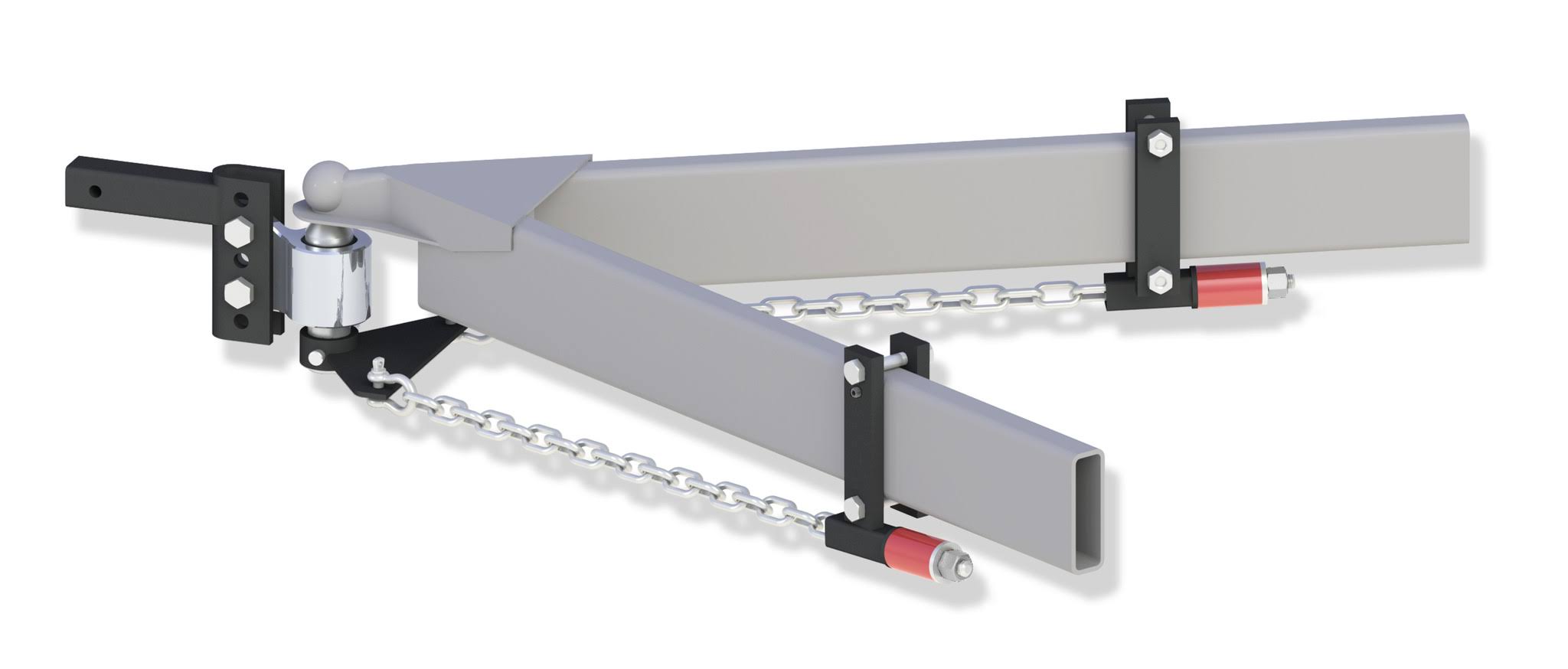 Andersen No-Sway Weight Distribution Hitch 4in Drop/Rise, 2in Ball, Universal Frame Brackets (3324)