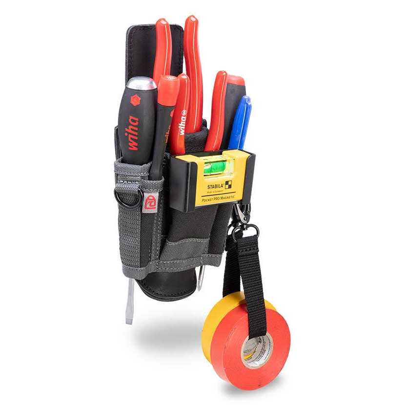 Veto Pro Pac MPX 4 Pocket Compact Leather-Backed Tool Pouch - Shop Hardware Tools Online Store