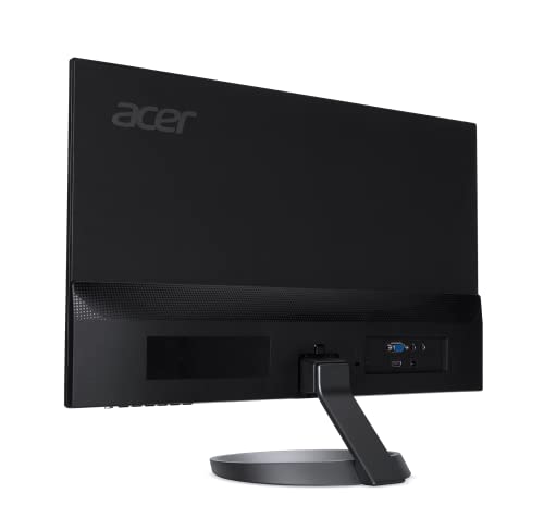 Acer 23.8” Full HD 1920 x 1080 IPS Zero Frame Home Office Computer Monitor - 178° Wide View Angle - 16.7M - NTSC 72% Color Gamut - Low Blue Light - Tilt Compatible - VGA HDMI DVI R240HY bidx