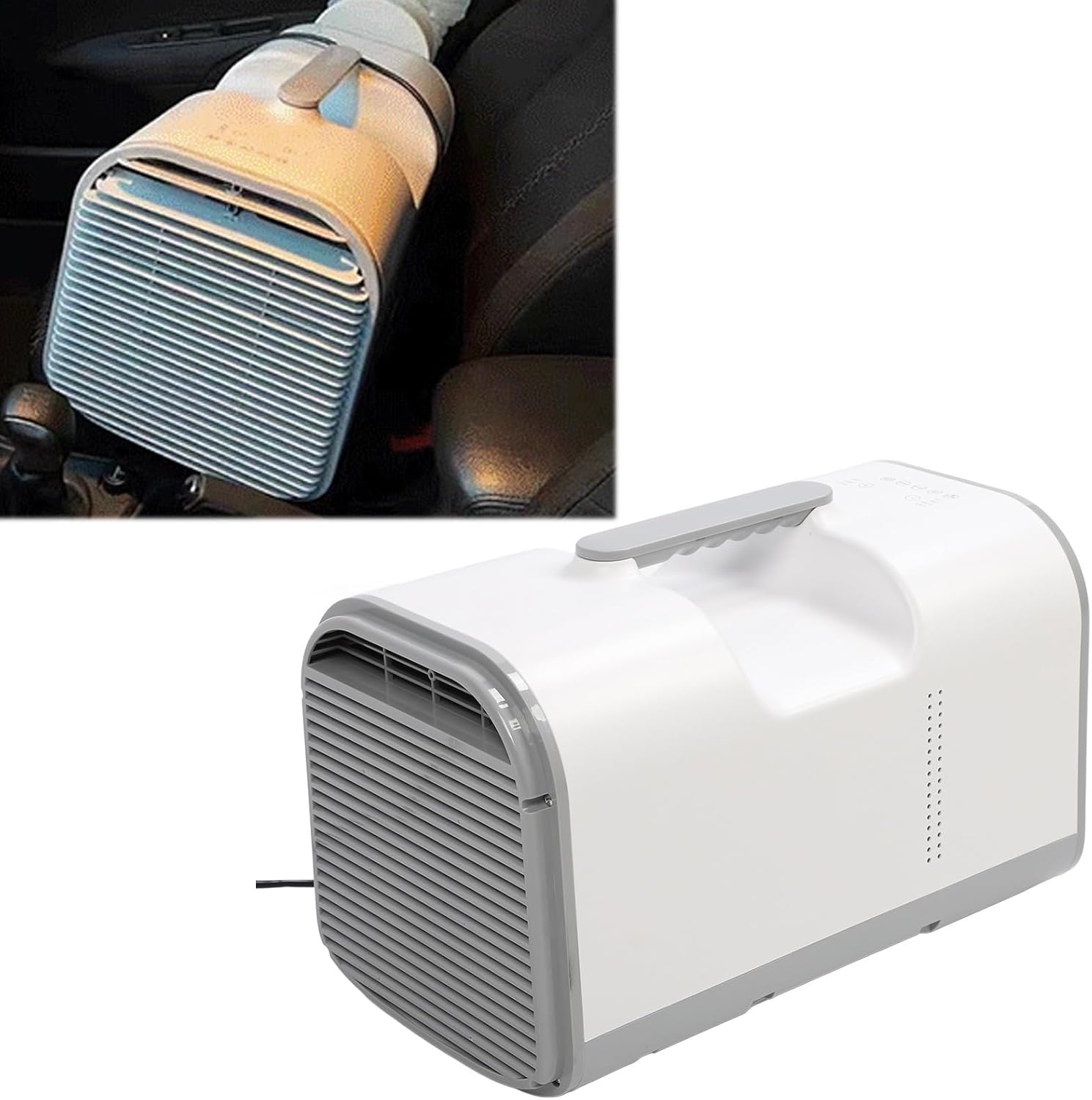Portable Air Conditioner, Multifunctional Portable Air Conditioner Fan, Reliable and Energy Efficient for Outdoor Camping (US Plug 110V)