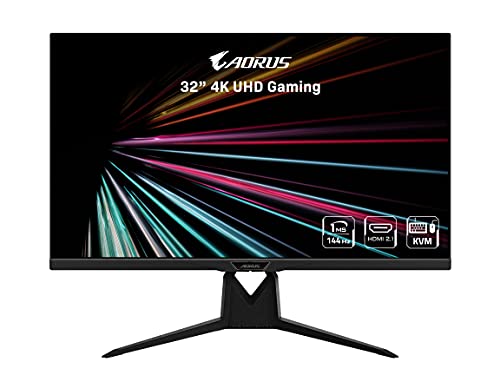 GIGABYTE AORUS NVIDIA G-SYNC/IPS Gaming Monitor, Exclusive Built-in ANC