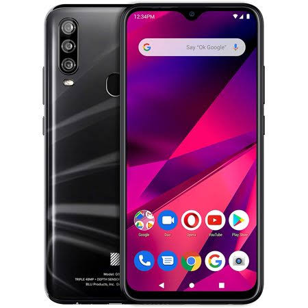 Blu G9 Pro - 6.3 Full HD with Triple Main Camera 48MP (GSM Unlocked) Black 128GB Smartphone - Like New