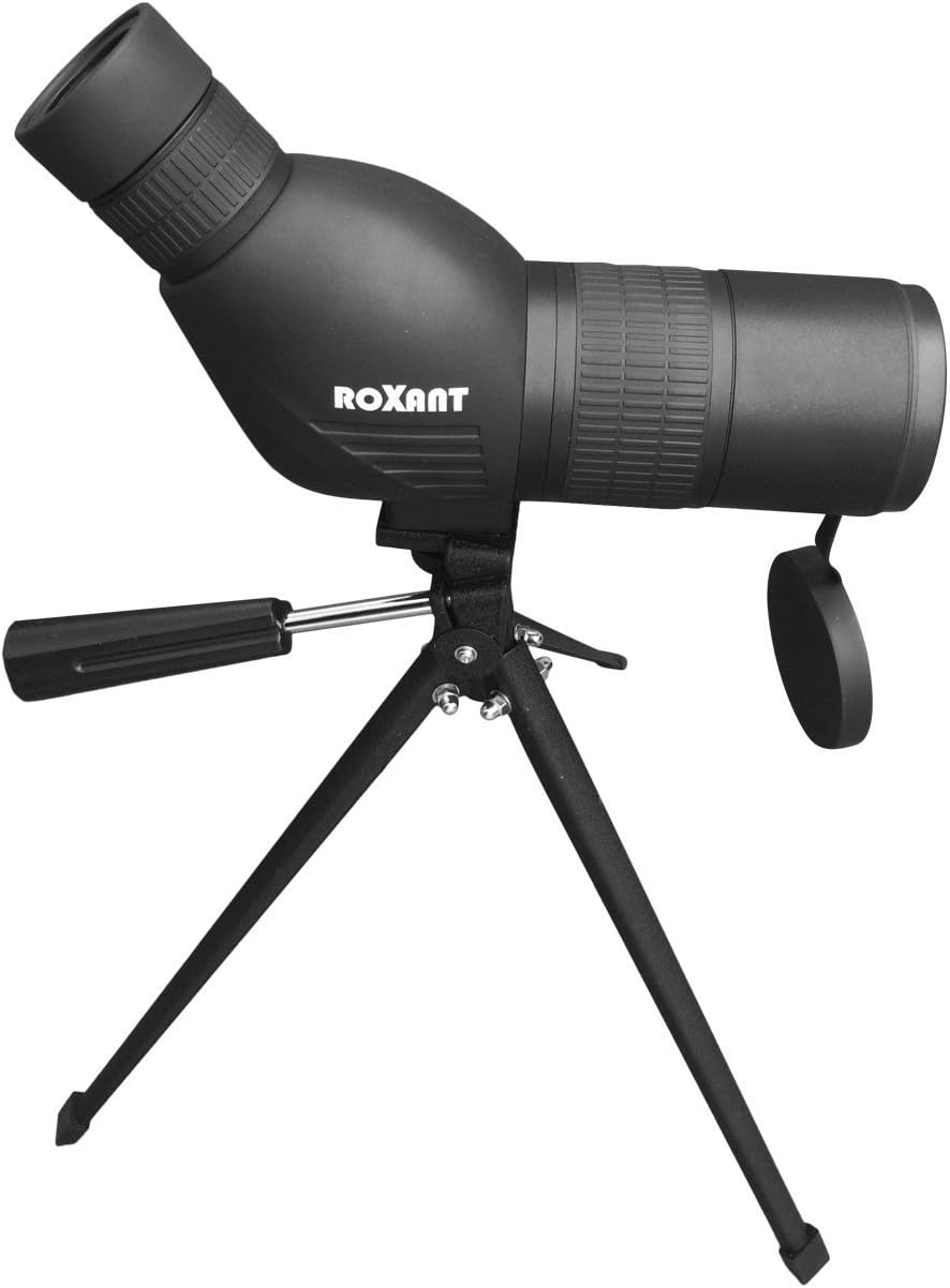 ROXANT Blackbird Compact Spotting Scope - High Definition BAK4 Scope with Zoom - Includes Spotting Scope, Tripod & Carrying Case
