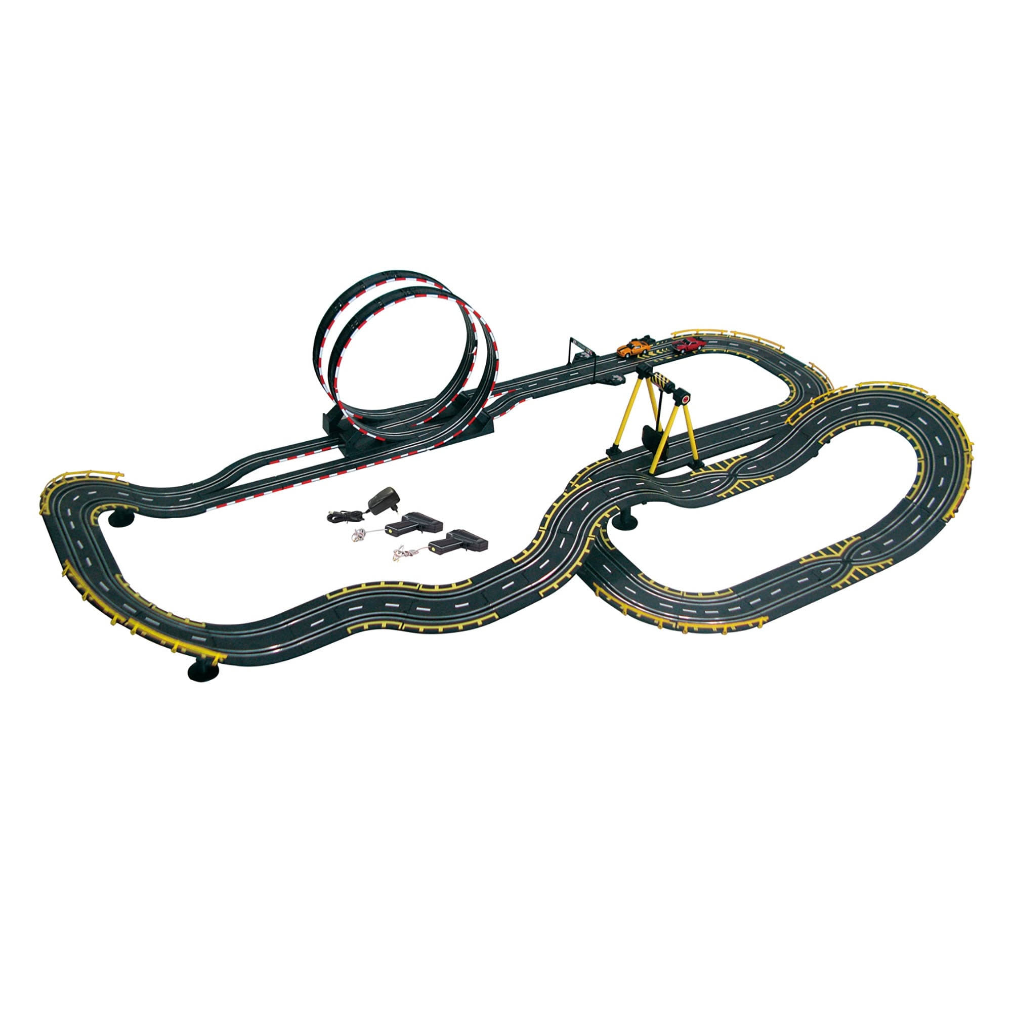 Golden Bright Big Loop Road Racing Slot Car Set - Electric Powered