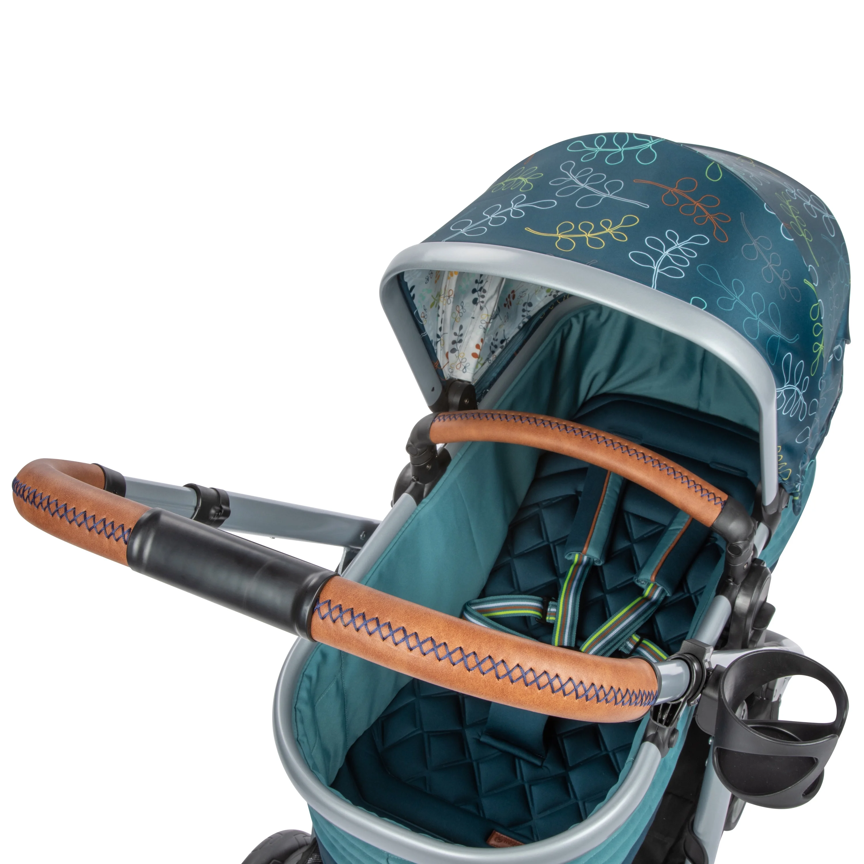 Monbebe Lynx 6 in 1 Modular Travel System Stroller and Infant Car Seat, Leaf