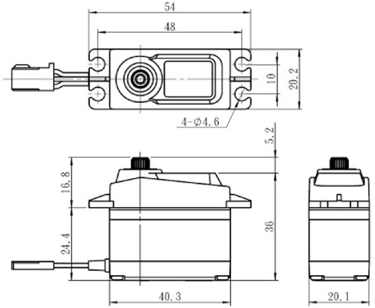 Savox SC-1258TG Super Speed Titanium Gear Digital Servo
