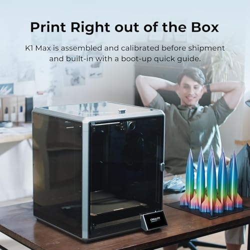 Creality 3D Printer, K1 SE Fully Assembled Auto Leveling FDM 3D Printers for Kids and Beginners, 600mm/s Max High-Speed Printing, Core XY All Metal Structure, Larger Print Size 250x220x220mm