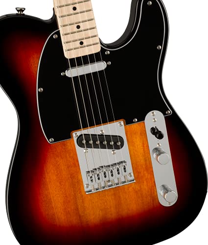 Squier Affinity Series Telecaster Electric Guitar, with 2-Year Warranty, Butterscotch Blonde, Maple Fingerboard, Left-Handed