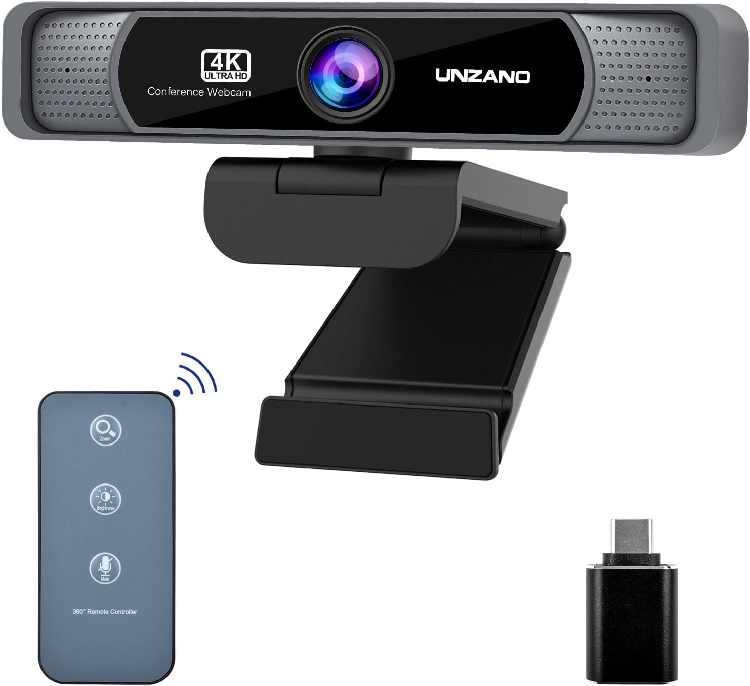 1080P 60FPS Webcam with Microphone,Full HD Computer Web Camera,Auto-Focus 80° Wide Angle Built-in Dual Noise Reduction Mics,Webcam for Online Class, Zoom Skype Facetime Teams, PC Mac Laptop Desktop