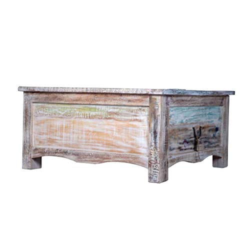 Whitewashed Trunk Coffee Table | Maadze