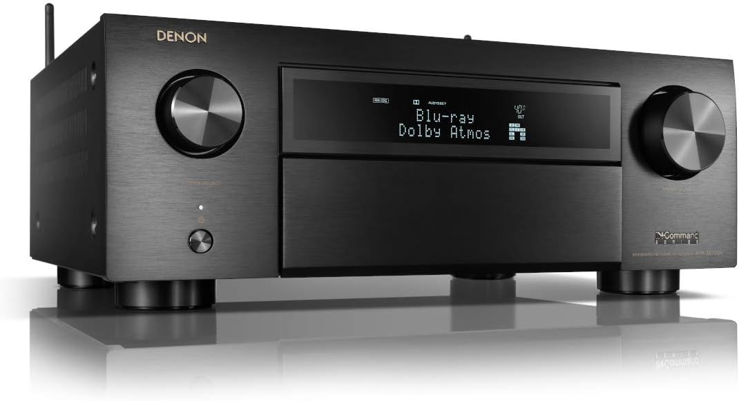 Denon AVR-X6700H 8K Ultra HD 11.2 Channel (140Watt X 11) AV Receiver - 3D Audio & Video with IMAX Enhanced, Built for Gaming, Music Streaming, Alexa + HEOS