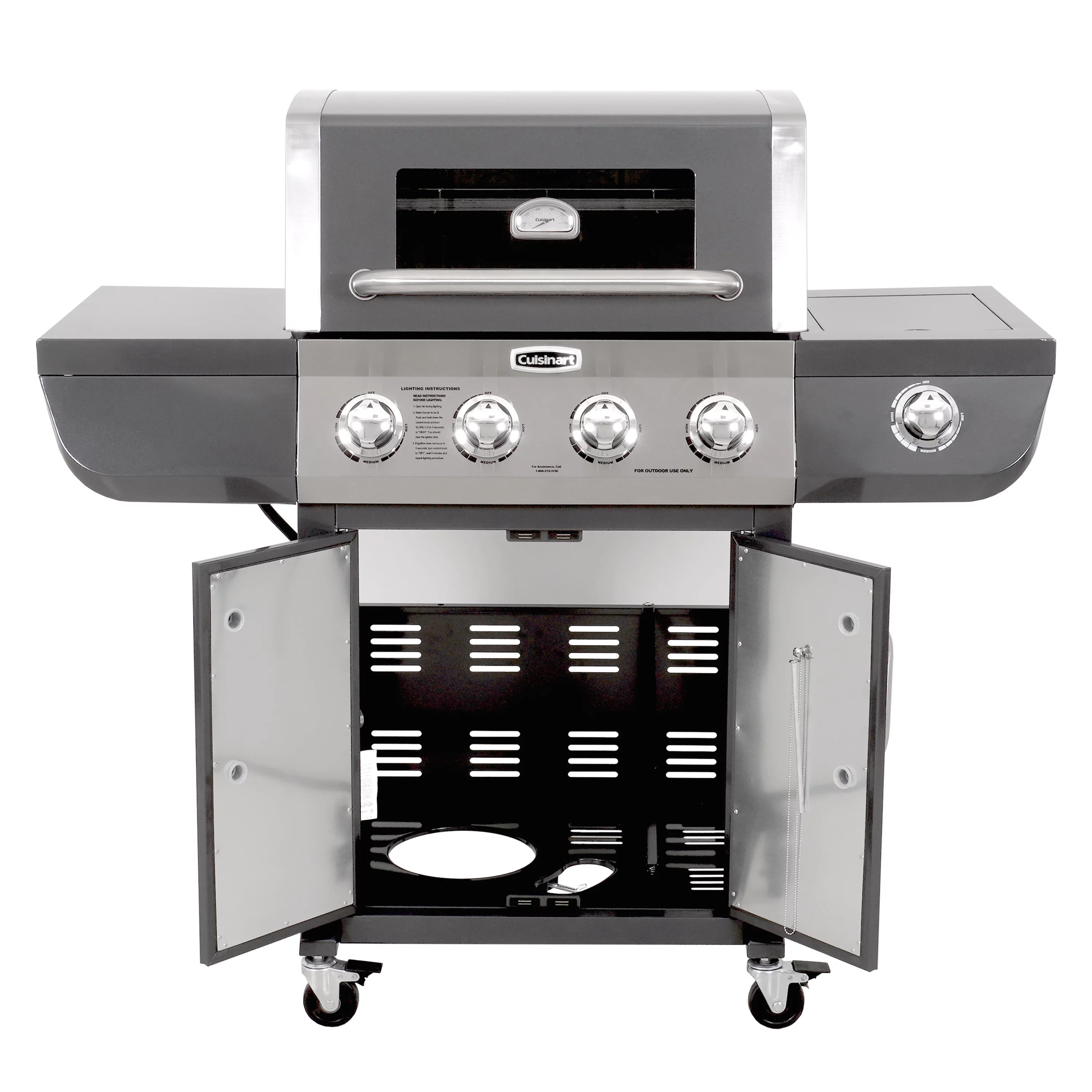 Cuisinart 4-Burner Dual Fuel Gas Grill (Propane/Natural Gas)