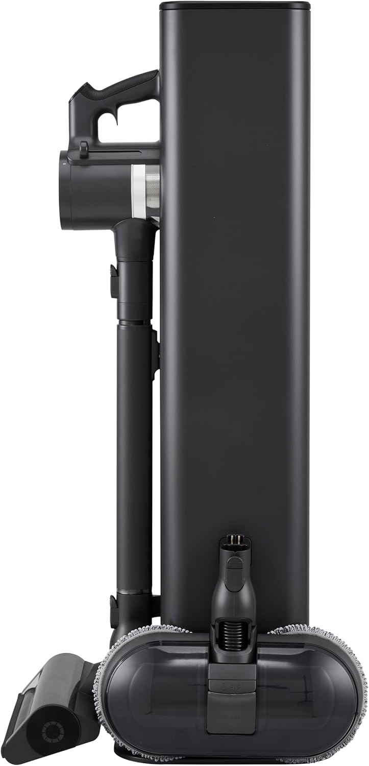 LG CordZero A949KTMS All in One Cordless Stick Vacuum with Auto Empty, New Dual Floor Max and Power Mop Pro, Pet Nozzle, Up to 200 Minutes Run Time, 10 Year Motor Warranty, Graphite
