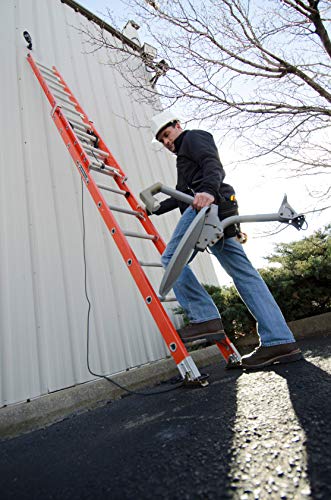 Louisville Ladder FE3224 Foot Extension Ladder, 24 ft, Orange