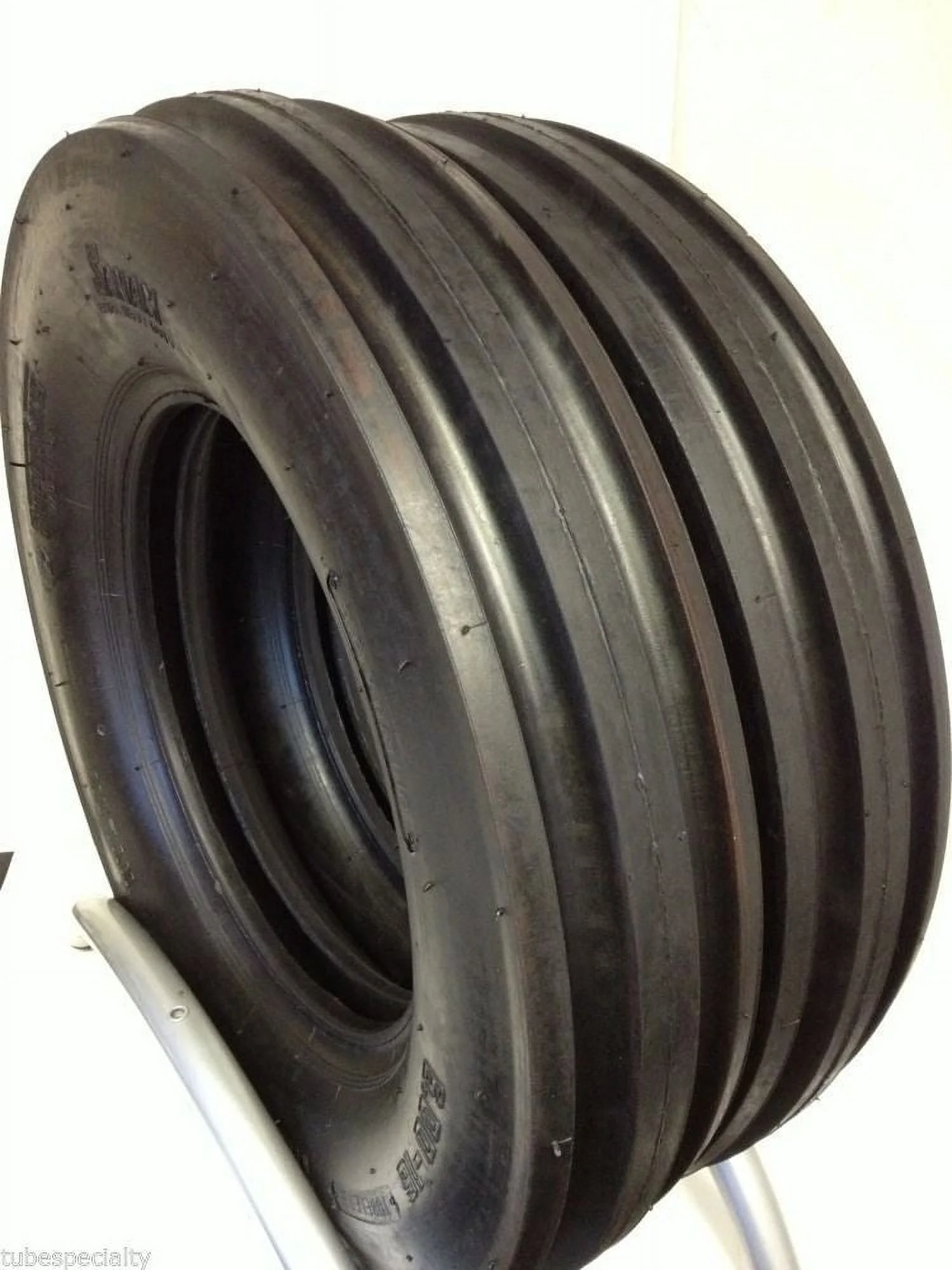 Two 750-16 Heavy Duty Tractor W/tubes 3 Rib Tires F2 7.50-16 Tri Rib 7.50 16