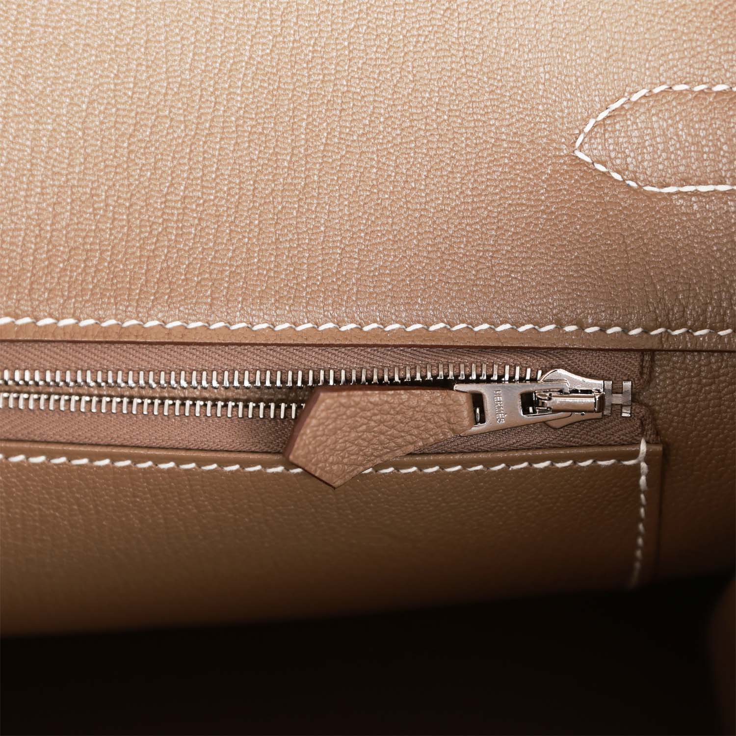 Hermes Birkin 35 Etoupe Togo Palladium Hardware